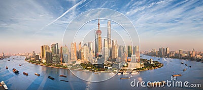 Shanghai skyline Stock Photo