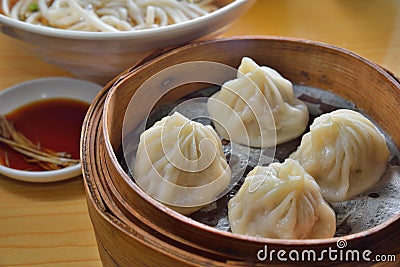 Shanghai soup dumpling Stock Photo