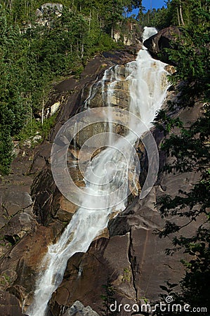 Shannon falls, squamish, bc Stock Photo