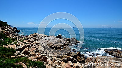 Shantou scenery Nan`ao Island Stock Photo