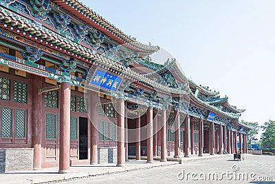 Chishen Temple. a famous historic site in Yuncheng, Shanxi, China. Stock Photo