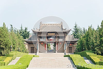 Emperor Shun Tomb Soenic Spot. a famous historic site in Yuncheng, Shanxi, China. Stock Photo