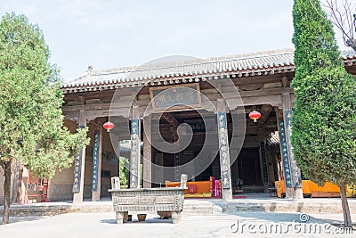 Emperor Shun Tomb Soenic Spot. a famous historic site in Yuncheng, Shanxi, China. Stock Photo