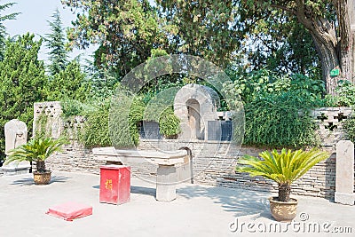 Emperor Shun Tomb Soenic Spot. a famous historic site in Yuncheng, Shanxi, China. Stock Photo