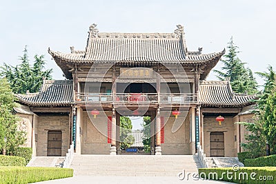 Emperor Shun Tomb Soenic Spot. a famous historic site in Yuncheng, Shanxi, China. Stock Photo