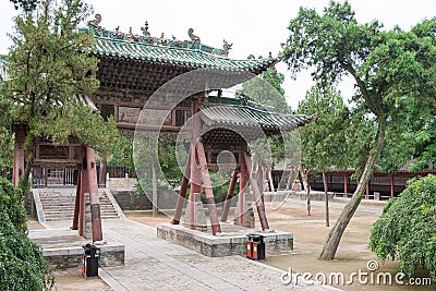 Xiezhou Guandi Temple. a famous historic site in Yuncheng, Shanxi, China. Stock Photo