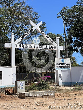 Shanzu Teacher Training College in Mombasa Kenya Editorial Stock Photo