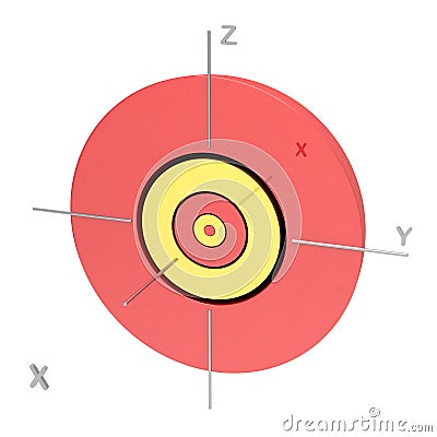 Shape of the 5s atomic orbital on white background. Available ot Stock Photo