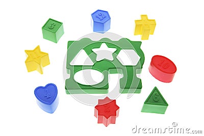 Shape Sorter Toy Stock Photo