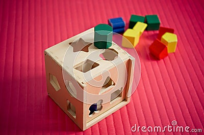 Shape sorter Stock Photo