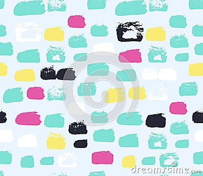 Shaped grunge seamless background. Vector Illustration