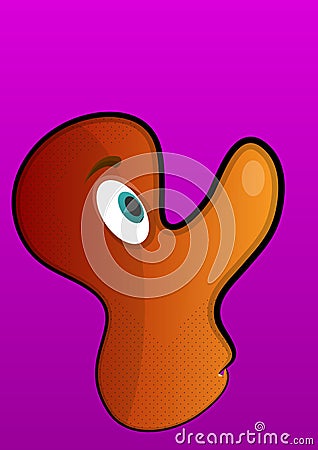 Shapeless Creature, illustration Vector Illustration