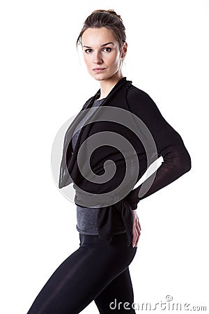 Shapely woman Stock Photo