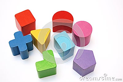 Shapes and colors Stock Photo