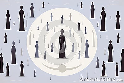 Shapeshifting selkies, transitioning between human and seal forms with ease - Generative AI Stock Photo