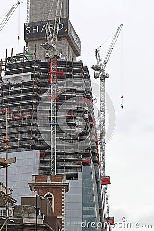 Shard Construction Editorial Stock Photo