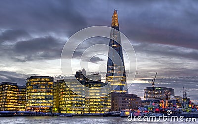 The Shard in London Stock Photo