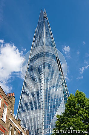 The Shard, the tallest building in Europe, Editorial Stock Photo