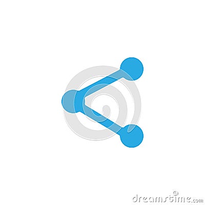 Share Flat Icon Vector Illustration