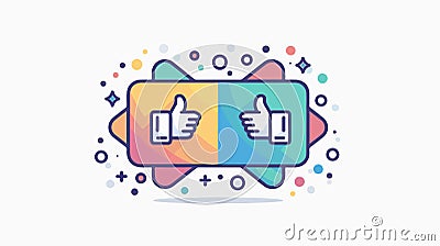 Interactive Share Icon for Online Interaction Design and Usage Vector Illustration
