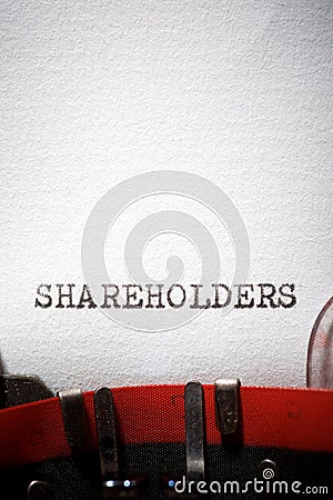 Shareholders concept view Stock Photo