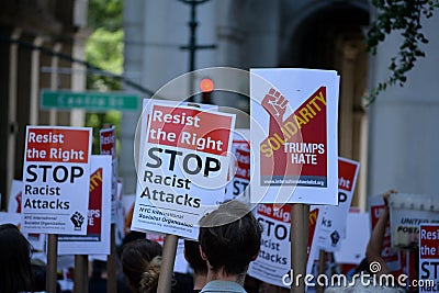 Sharia protest Editorial Stock Photo