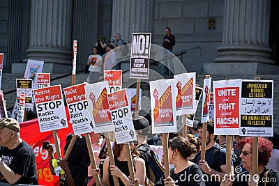 Sharia protest Editorial Stock Photo