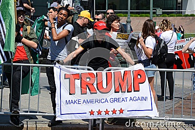 Sharia Protest Editorial Stock Photo