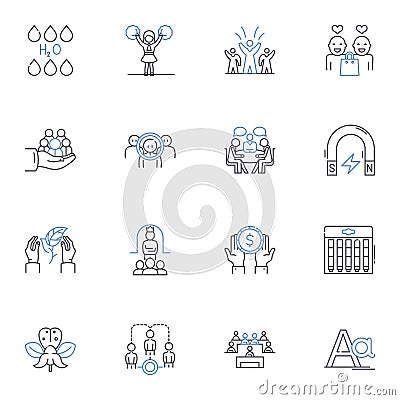 sharing-insights-outline-icons-collectio