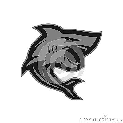 Shark Logo Design Vector. Sharks Logo for a club or sport team Stock Photo