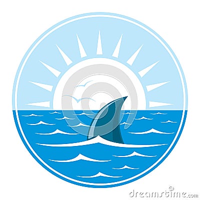 Shark logo illustration Vector Illustration