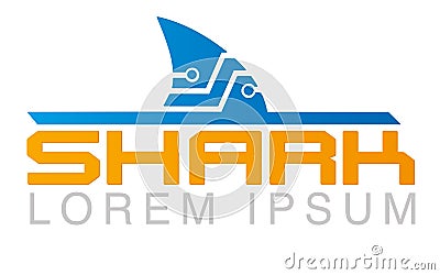 shark logo template Vector Illustration