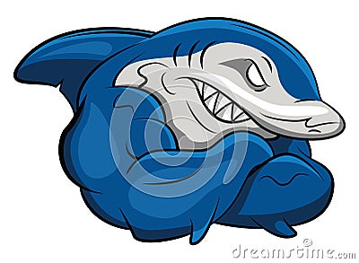 Shark Mascot Vector Illustration