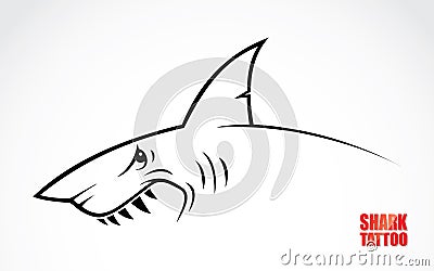 Shark tattoo Vector Illustration