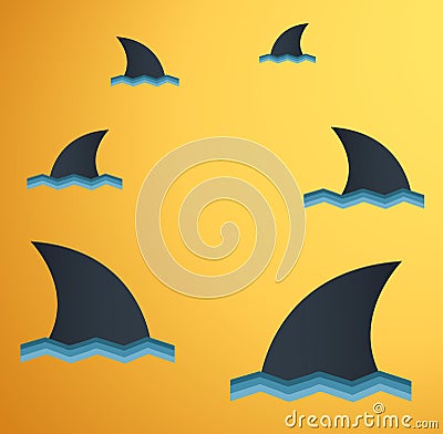 Shark vector illustration Vector Illustration