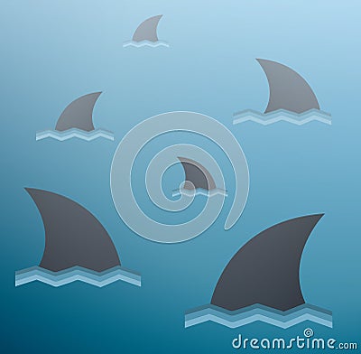 Shark vector illustration Vector Illustration