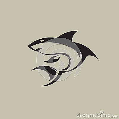 Shark Vector image logo Vector Illustration