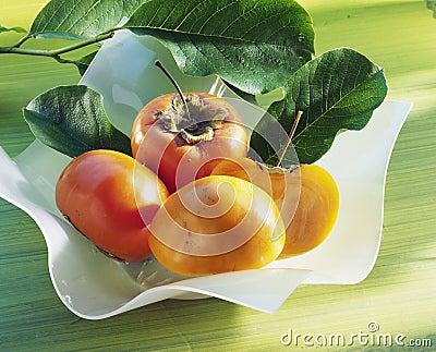 Sharon fruit Stock Photo