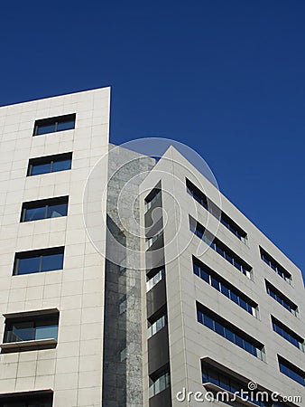 Sharp building in Barcelona, Spain Stock Photo