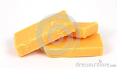 Sharp cheddar cheese Stock Photo