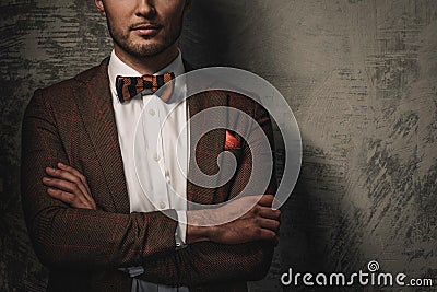 Sharp dressed fashionist Stock Photo