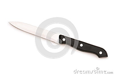 Sharp knife isolated Stock Photo