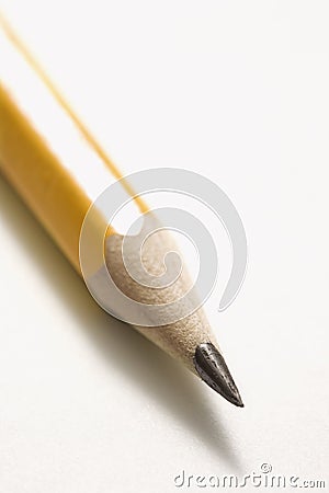 Sharp pencil tip. Stock Photo