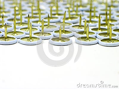 Sharp pins Stock Photo