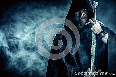 Sharp sword Stock Photo