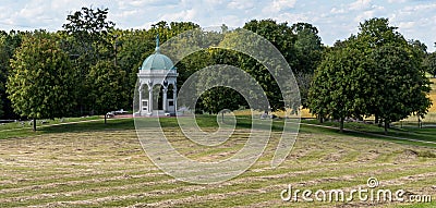 Sharpsburg, Maryland, USA September 11, 2021 The Maryland Monument at the Antietam National Battlefield Editorial Stock Photo