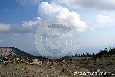 Shasta mountain Range, California, USA Stock Photo