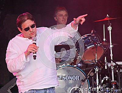Shaun Ryder of the Happy Mondays at Guilfest Editorial Stock Photo