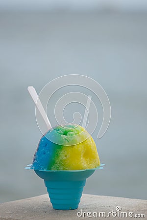 Shave Ice Stock Photo