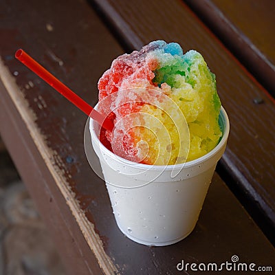 Shave Ice Stock Photo